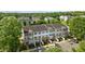 Aerial view of townhome complex at 2210 Raven Rd # 105, Raleigh, NC 27614