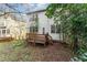 Inviting backyard with a wooden deck, perfect for outdoor relaxation and entertaining at 244 Sweet Bay Pl, Carrboro, NC 27510