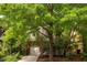 An inviting home exterior, complete with a convenient garage and a lush, tree-filled landscape at 244 Sweet Bay Pl, Carrboro, NC 27510
