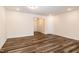 Bright living room featuring hardwood flooring and recessed lighting at 261 White Oak Ridge Dr, Garner, NC 27529