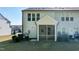 Cozy screened-in patio offers a comfortable outdoor living space at 261 White Oak Ridge Dr, Garner, NC 27529