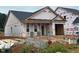 New construction shows exterior features and nearly completed construction details at 262 Bluejay St, Clayton, NC 27520