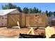 Framing and construction progress of the single-Gathering home at 263 Bluejay St, Clayton, NC 27520