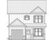 Charming elevation featuring garage, porch, siding, and windows at 263 Bluejay St, Clayton, NC 27520