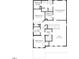 Second floor plan featuring bedrooms, walk-in closets, bathrooms, and a loft at 334 Beacon Dr, Pittsboro, NC 27312