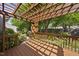 Backyard deck with pergola, great for outdoor relaxing or entertaining at 3519 Streams Of Fields Dr, Raleigh, NC 27604