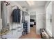 Walk-in closet with shelving, closet rod and organized storage at 3805 Euliss Rd, Burlington, NC 27215