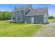 Two-story home with blue siding and a spacious backyard at 3805 Euliss Rd, Burlington, NC 27215