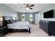 Spacious main bedroom offering comfortable carpet floors, neutral paint, and natural lighting at 3805 Euliss Rd, Burlington, NC 27215
