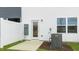 Cozy backyard with a small concrete patio and a privacy fence, ideal for outdoor gatherings and relaxation at 404 Ember St, Sanford, NC 27330