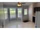 Bright breakfast nook featuring a bay window with views to a deck at 409 Vista Springs Cir, Holly Springs, NC 27540