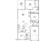 Detailed floorplan of the home, showcasing the layout with a kitchen, living room, bedrooms and garage at 41 Goldenrod Loop, Clayton, NC 27520