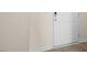 Home entryway featuring a white door, neutral wall paint, and wood-look flooring at 420 Ember St, Sanford, NC 27330