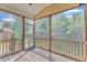 Comfortable screened in porch overlooking wooded backyard at 615 Prides Crsg Xing, Rolesville, NC 27571