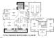 Detailed floor plan showcasing layout, room dimensions, and total square footage of the home at 629 Houndsditch Cir, Wake Forest, NC 27587