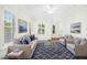 Comfortable living room with stylish decor and plenty of natural light at 6539 Clarksdale Ln, Durham, NC 27713