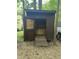 Outdoor shed with double door entry, useful for storage or a workshop at 7412 Barberry Ct, Raleigh, NC 27615