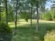 Serene backyard with a view of the golf course, perfect for relaxation at 8 Greenside Ct, Durham, NC 27707