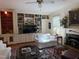Bright living room with built-in bookshelves, fireplace, and comfortable seating at 8 Greenside Ct, Durham, NC 27707