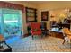 Spacious living area with sunroom access and view into the formal dining room at 8 Greenside Ct, Durham, NC 27707