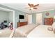Spacious main bedroom with en-suite bathroom and ample natural light at 1003 Fairfax Woods Dr, Apex, NC 27502