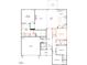 Floor plan layout of a house, with bedrooms, bathrooms, garage, Gathering room, and kitchen at 102 Gobbler Dr, Smithfield, NC 27577