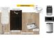 Choice package features kitchen and bathroom finishes, including tile, cabinets, sink, and appliances at 1029 Mountain Crown St, Durham, NC 27703