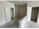 Unfinished room featuring new white paint, neutral flooring, white doors and multiple electrical connection points at 1029 Mountain Crown St, Durham, NC 27703