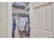 Well-organized closet with ample storage, providing a practical solution for keeping your wardrobe tidy and accessible at 115 Standish Dr, Chapel Hill, NC 27517