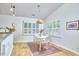 Charming dining area with natural light, a stylish table, and modern decor at 115 Standish Dr, Chapel Hill, NC 27517
