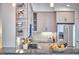 Open kitchen featuring stainless steel appliances, granite countertops, and stylish decor at 115 Standish Dr, Chapel Hill, NC 27517