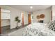 Spacious main bedroom with en suite bathroom and walk in closet at 1213 Blackwood Mountain Rd, Chapel Hill, NC 27516