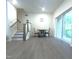 Cozy dining area featuring wood flooring and sliding door access at 1240 Grenshaw Dr, Morrisville, NC 27560