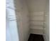 Ample shelving provides for generous storage in this walk in closet at 125 Occidental Dr, Holly Springs, NC 27540