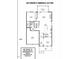 Main level floor plan with an open living space, kitchen, dining room, and garage at 1632 Ferntree Ct, Morrisville, NC 27560