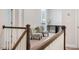 Upstairs hallway area with seating and a view of other rooms and lighting at 1632 Ferntree Ct, Morrisville, NC 27560