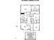 Second floor plan featuring a Primary bedroom with bath, laundry, and additional bedrooms at 1632 Ferntree Ct, Morrisville, NC 27560