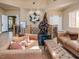 Inviting lobby area featuring comfortable seating, elegant decor, and an artistic display for a welcoming ambiance at 1824 Amberly Ledge Way, Cary, NC 27519