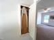 Convenient, built-in ironing board in hallway providing hidden, space-saving functionality at 1846 Forest Wood Rd, Rocky Mount, NC 27804