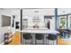 Contemporary kitchen featuring granite countertops, stainless steel appliances, and an open concept design at 201 Johnstone Ct Ct, Durham, NC 27712