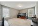 This is a bedroom with a bunkbed and a twin bed underneath at 2028 Ruddy Rd, Raleigh, NC 27616