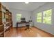 Office space offers natural light and hardwood flooring, perfect for a home office at 205 Glenview Pl, Chapel Hill, NC 27514