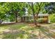 Charming brick home with mature trees and a well-manicured lawn at 209 N Occoneechee St, Hillsborough, NC 27278