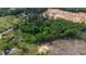 This aerial shows an area with wooded and cleared land, and new home construction at 2102 Courtland Dr, Sanford, NC 27330