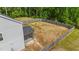 Spacious, fenced backyard with a screened-in porch, ready for outdoor enjoyment and landscaping at 2215 Montebell View Dr, Fuquay Varina, NC 27526