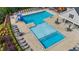 A refreshing swimming pool featuring a slide and lounge area for relaxation at 2215 Montebell View Dr, Fuquay Varina, NC 27526