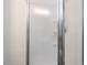 Close-up of a shower with obscured glass, offering privacy and contemporary style at 3818 Hillgrand Dr, Durham, NC 27705