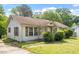 Well-kept single-story house with a neat front lawn and welcoming curb appeal, ideal for a starter home at 414 N Cypress St, Wendell, NC 27591