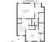 Second floor plan featuring primary bedroom, additional bedroom, walk-in closet, and bathrooms at 6000 Tenter Banks Sq, Raleigh, NC 27609