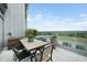 Outdoor dining on the spacious patio with views at 601 W Rosemary St # 905, Chapel Hill, NC 27516